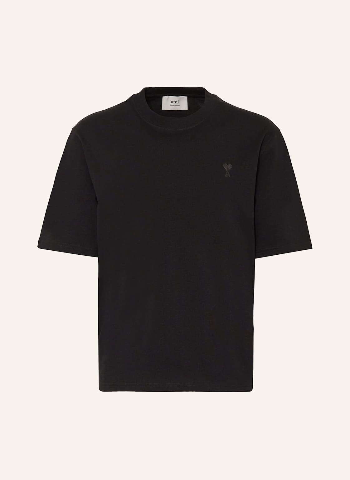 Ami Paris T-Shirt schwarz Ami Paris T-Shirt schwarz von AMI PARIS