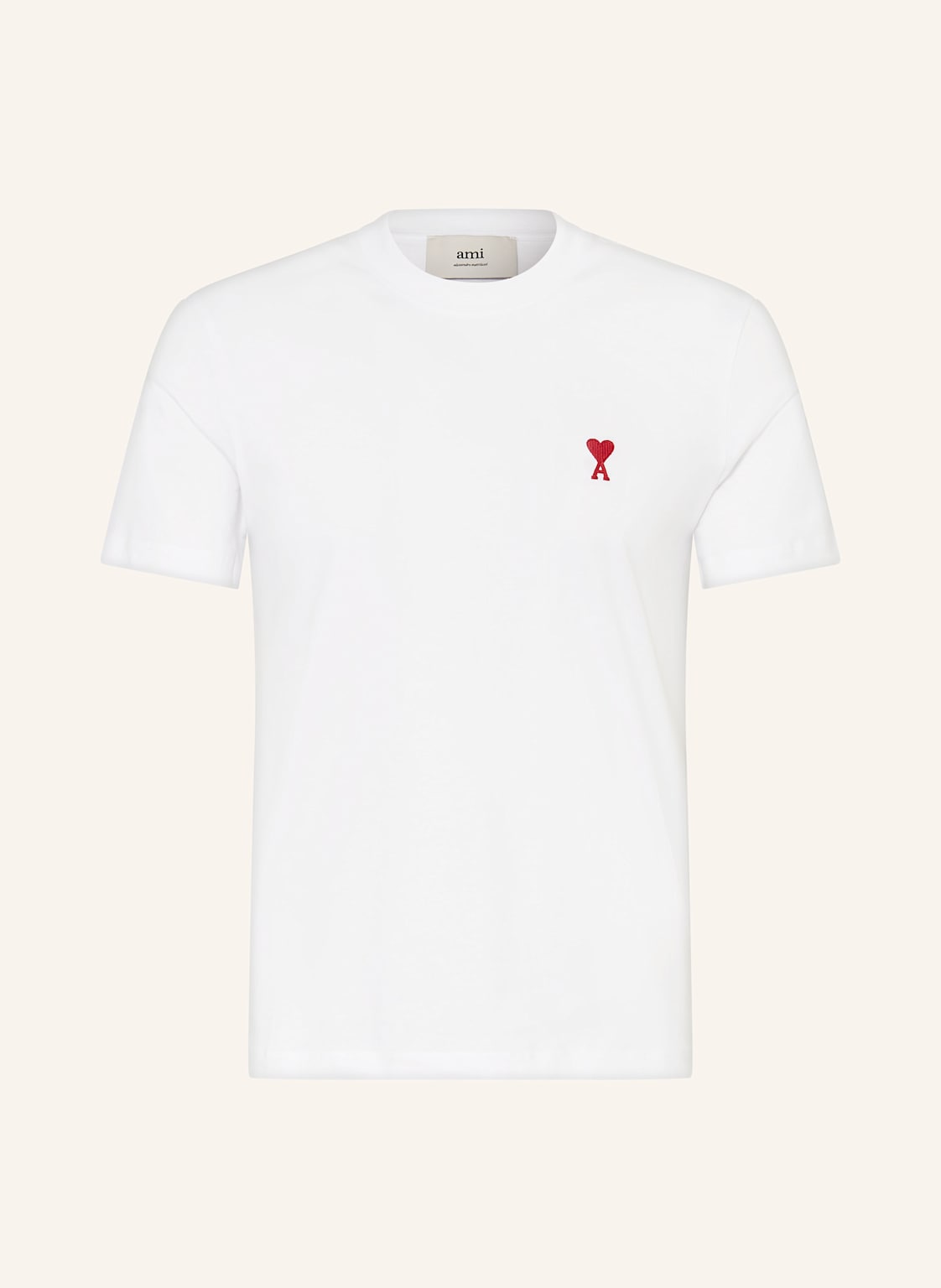 Ami Paris T-Shirt weiss von AMI PARIS