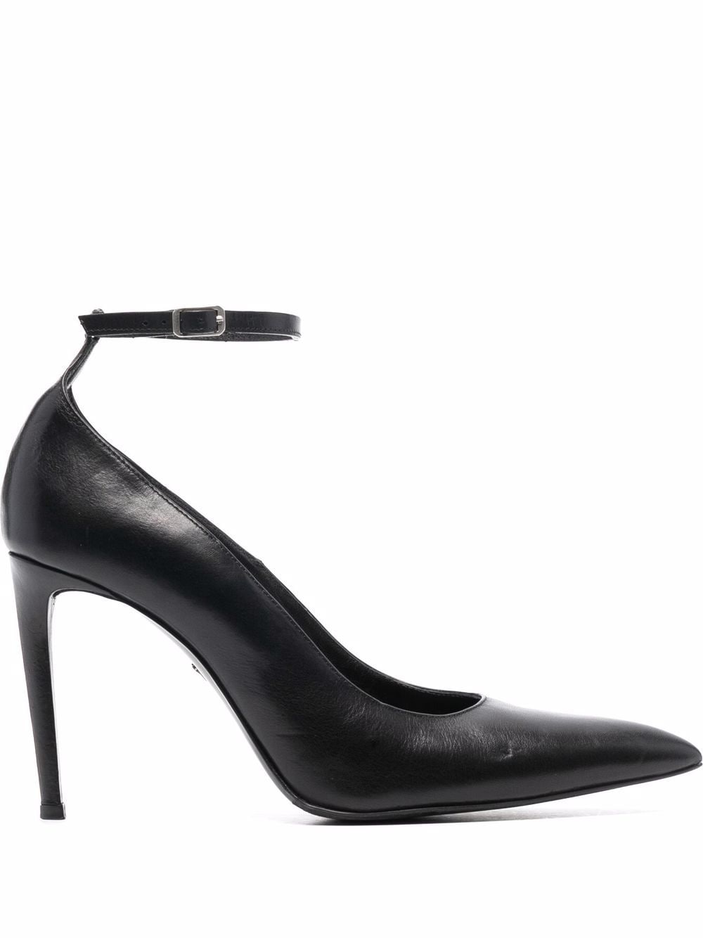 AMI Paris 105mm pointed-toe leather pumps - Black von AMI Paris