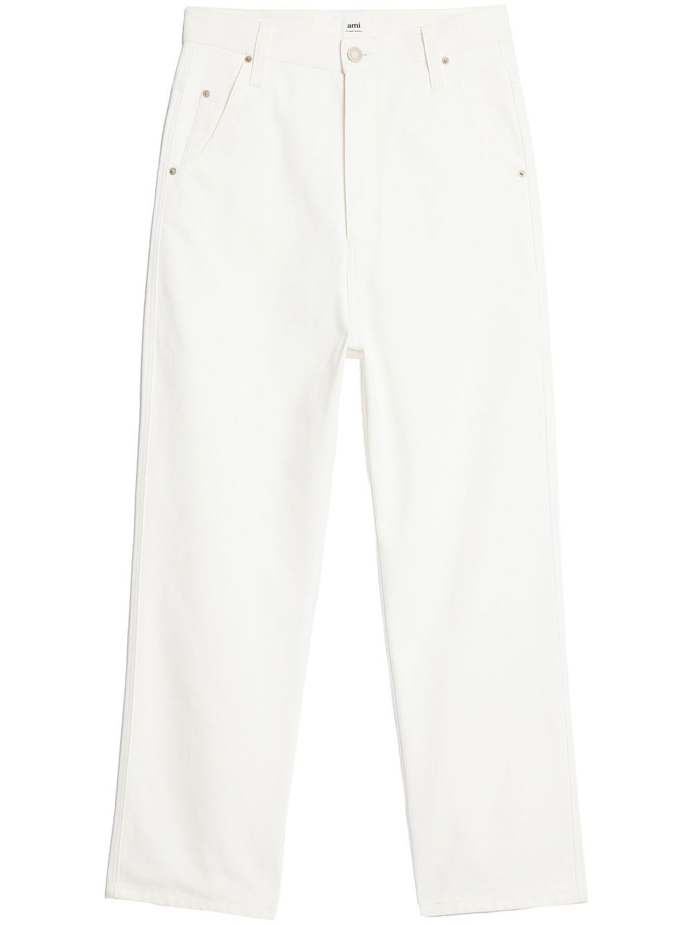 AMI Paris Alex straight-leg jeans - White von AMI Paris