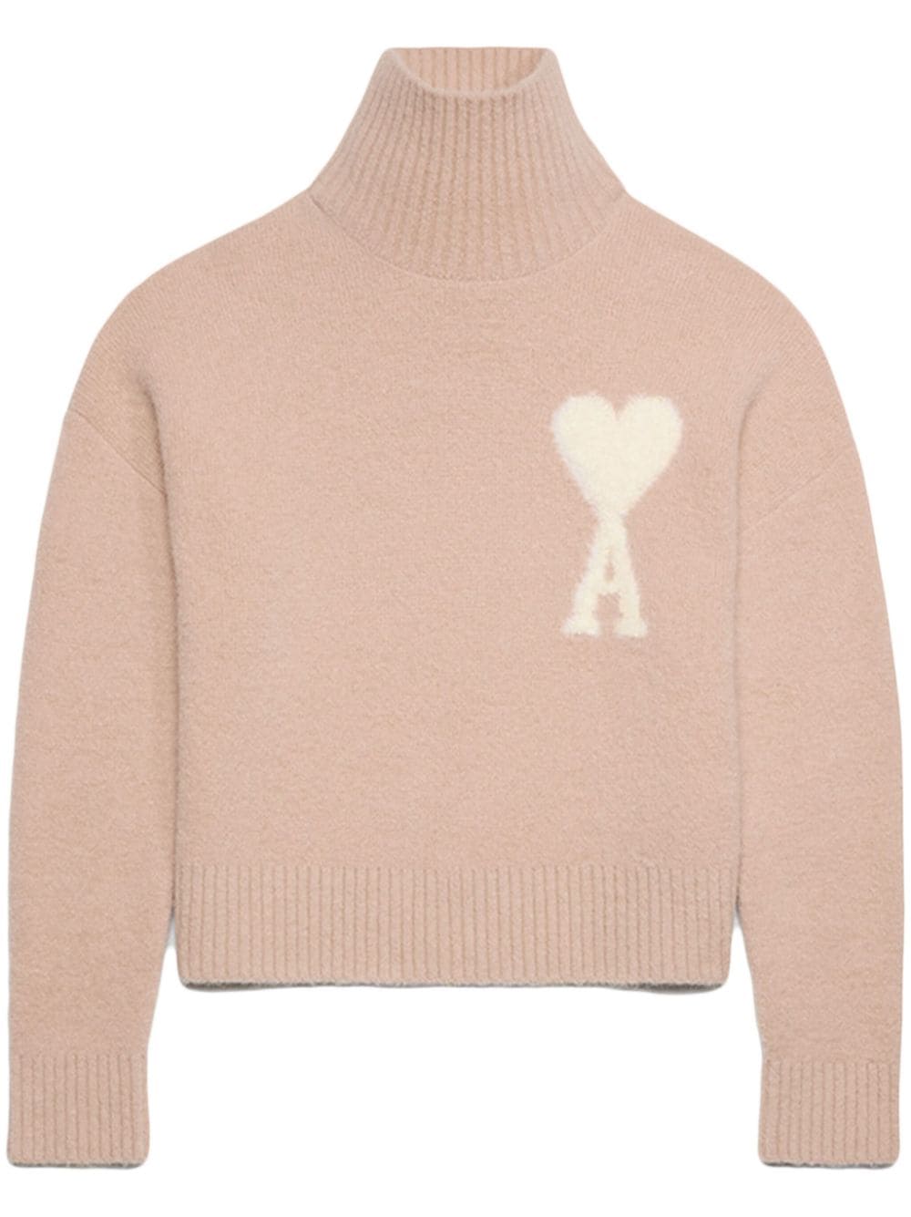 AMI Paris Cloudy Wool Ami de Coeur jumper - Pink von AMI Paris