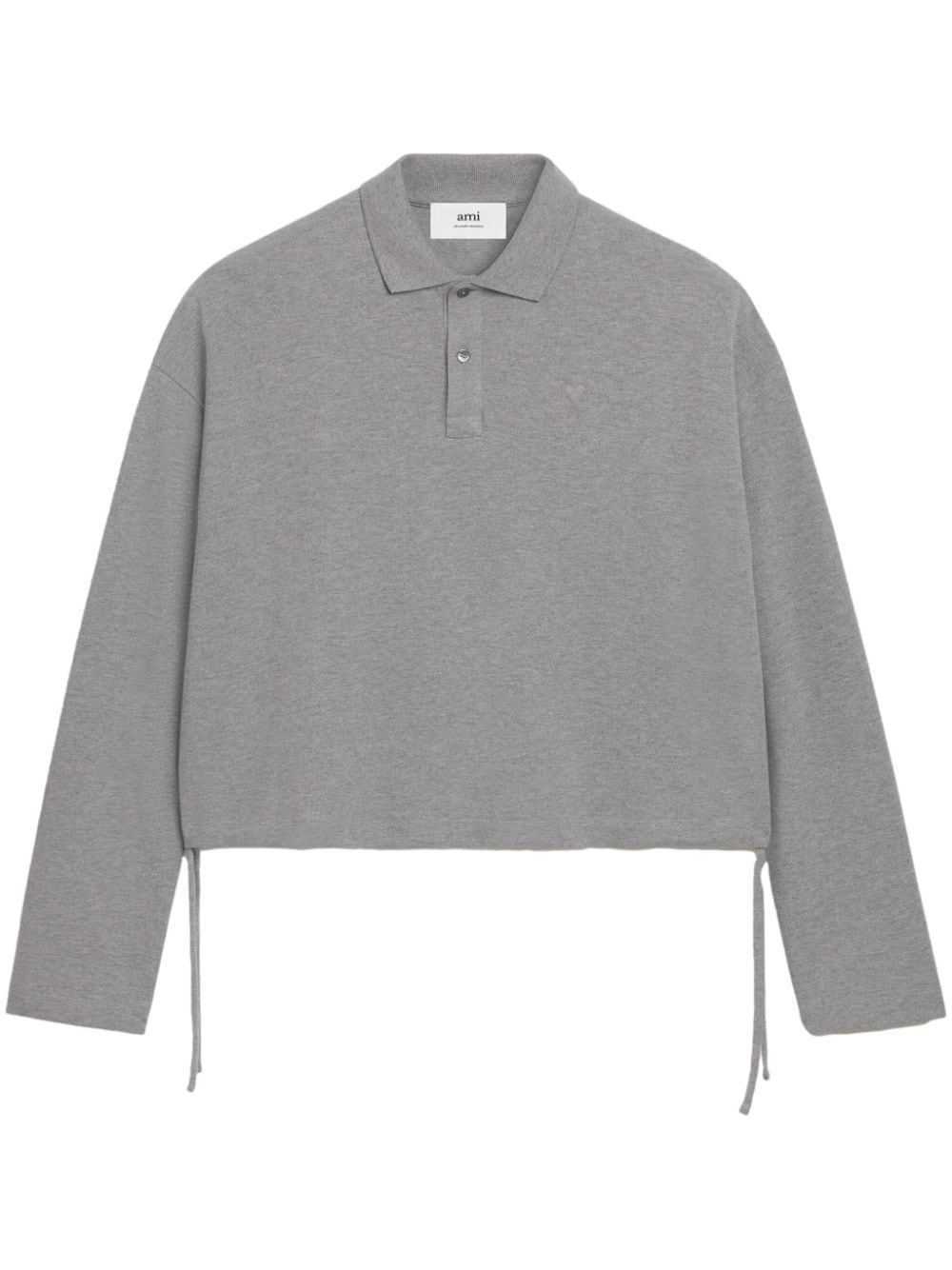 AMI Paris Ami de Coeur polo shirt - Grey von AMI Paris