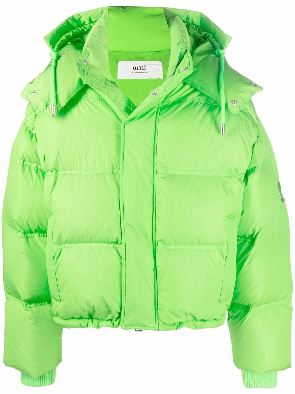 AMI Paris Ami de Coeur puffer jacket - Green von AMI Paris