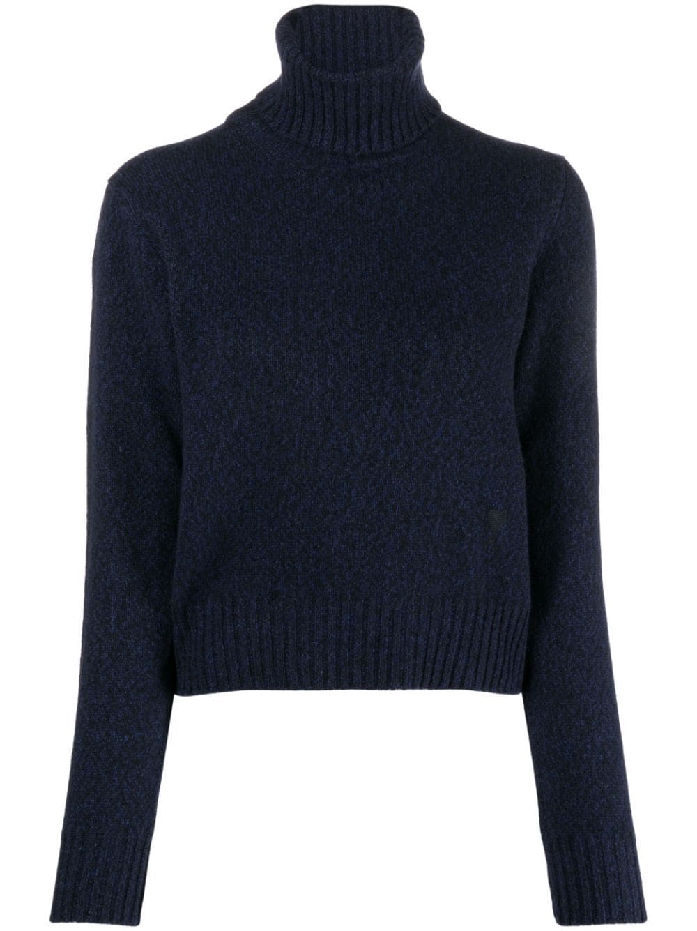 AMI Paris Ami de Coeur roll-neck jumper - Blue von AMI Paris