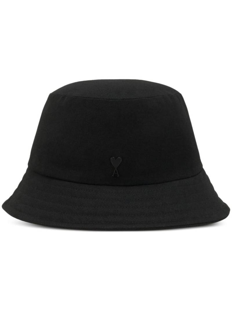 AMI Paris Ami reversible bucket hat - Black von AMI Paris