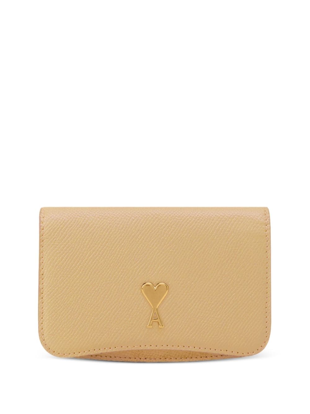 AMI Paris Paris Paris leather cardholder - Yellow von AMI Paris