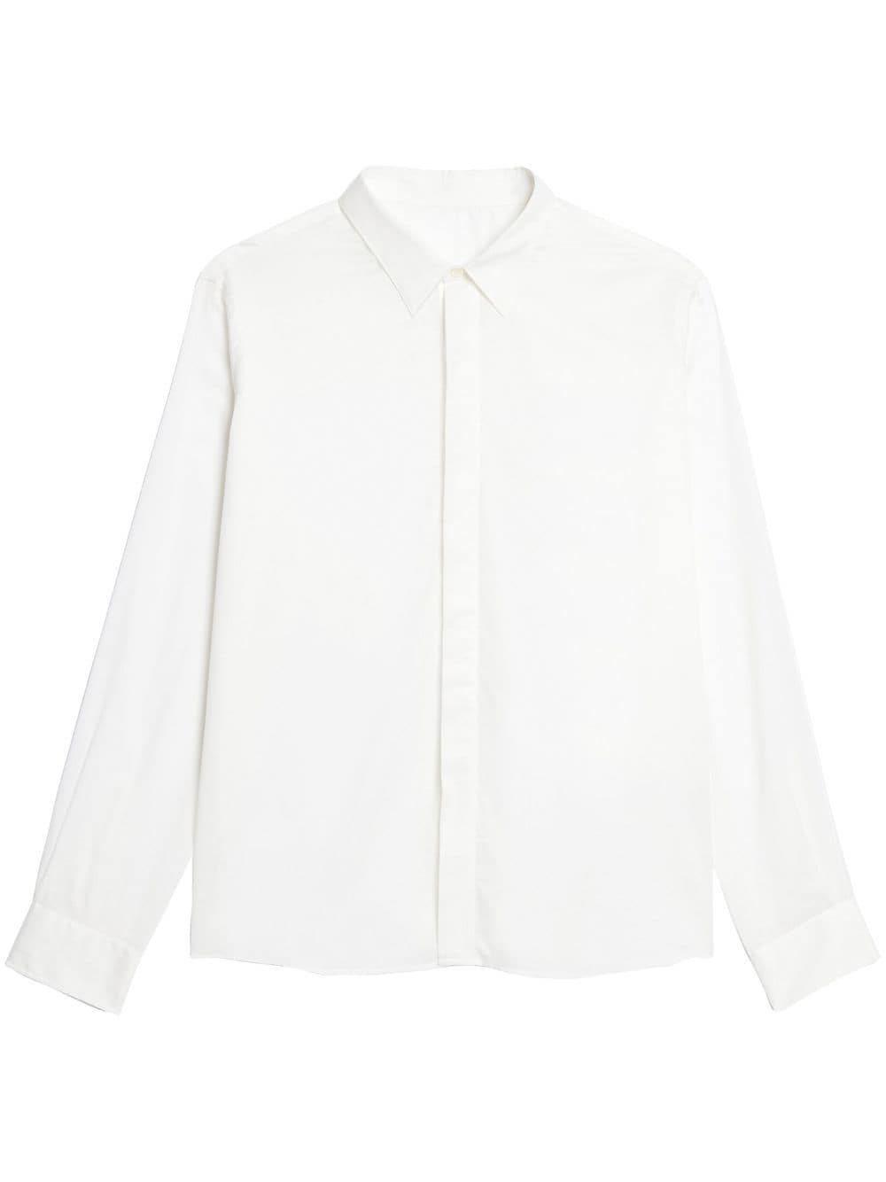 AMI Paris button-up long-sleeved shirt - White von AMI Paris