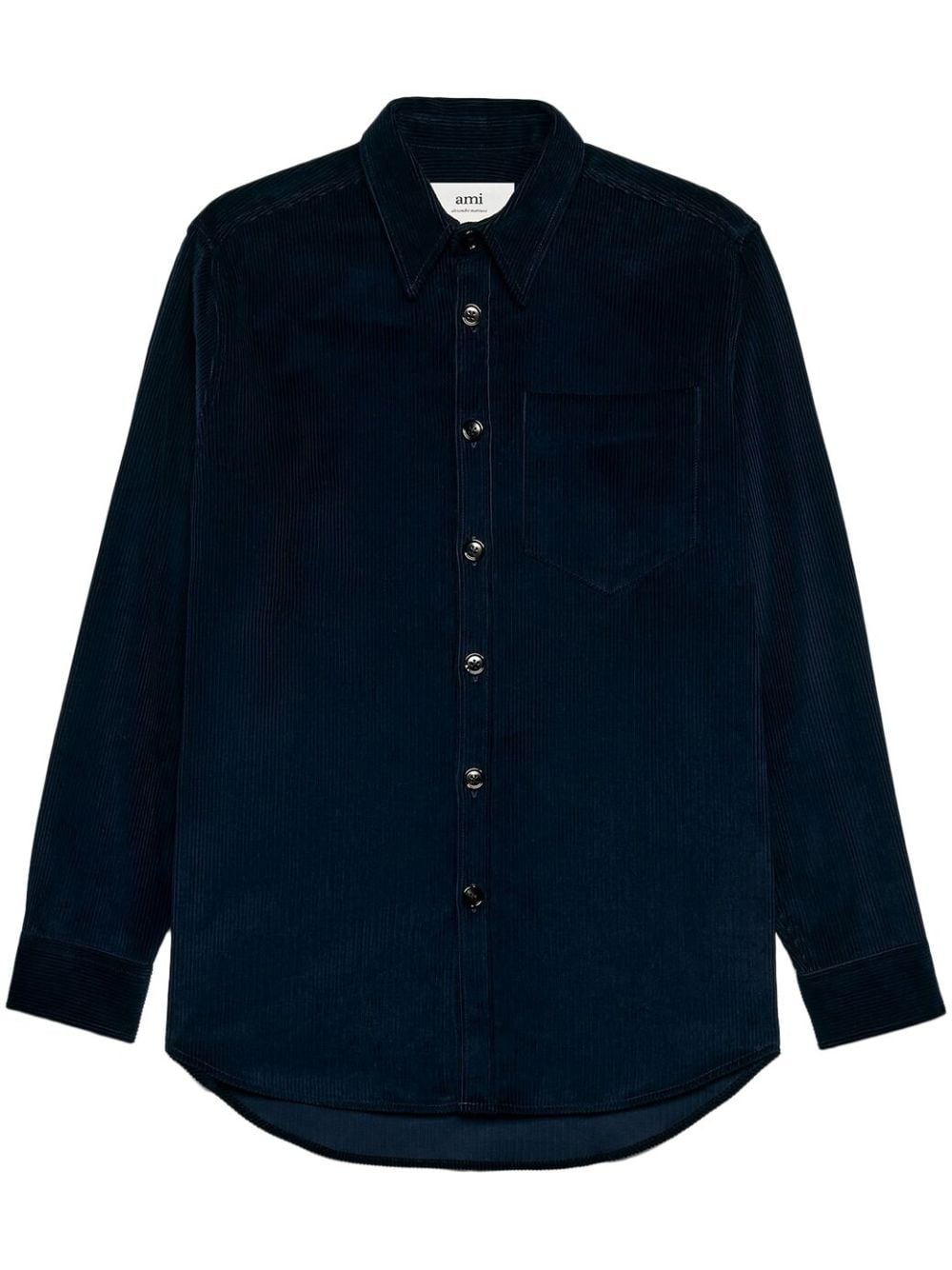 AMI Paris classic-collar corduroy shirt jacket - Blue von AMI Paris