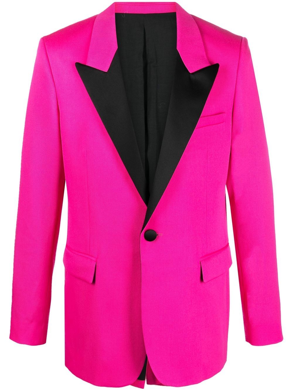 AMI Paris contrast-lapels suit jacket - Pink von AMI Paris