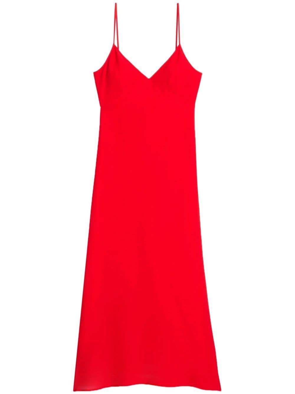 AMI Paris cotton slip dress - Red von AMI Paris