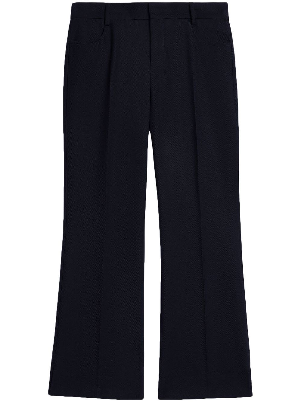 AMI Paris cropped flared trousers - Black von AMI Paris