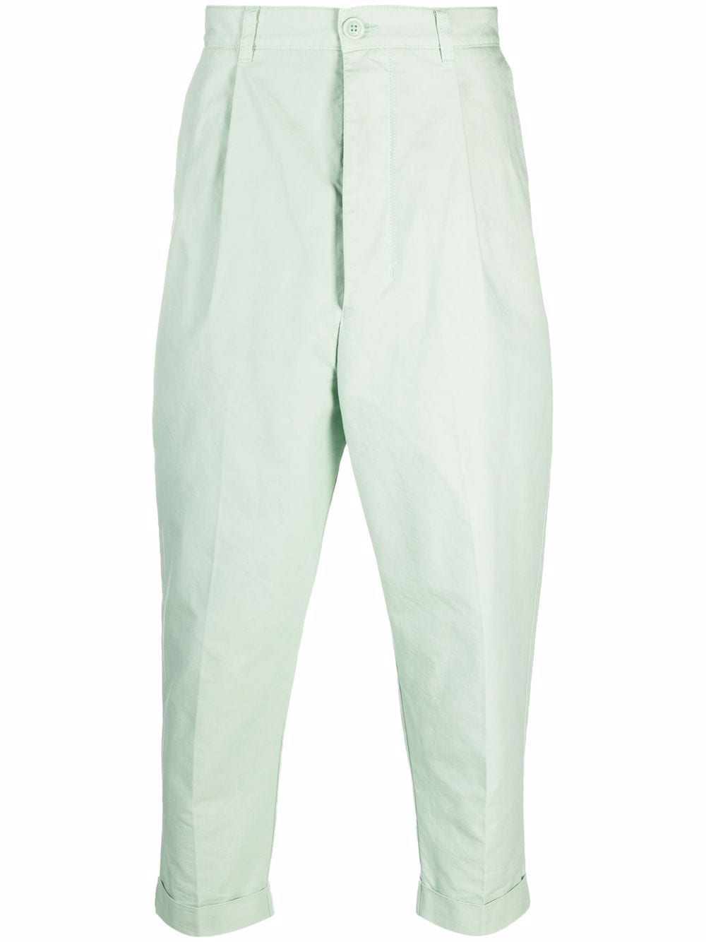 AMI Paris oversized carrot-fit trousers - Green von AMI Paris