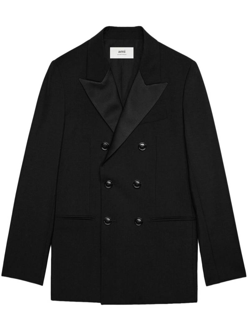 AMI Paris double-breasted blazer - Black von AMI Paris