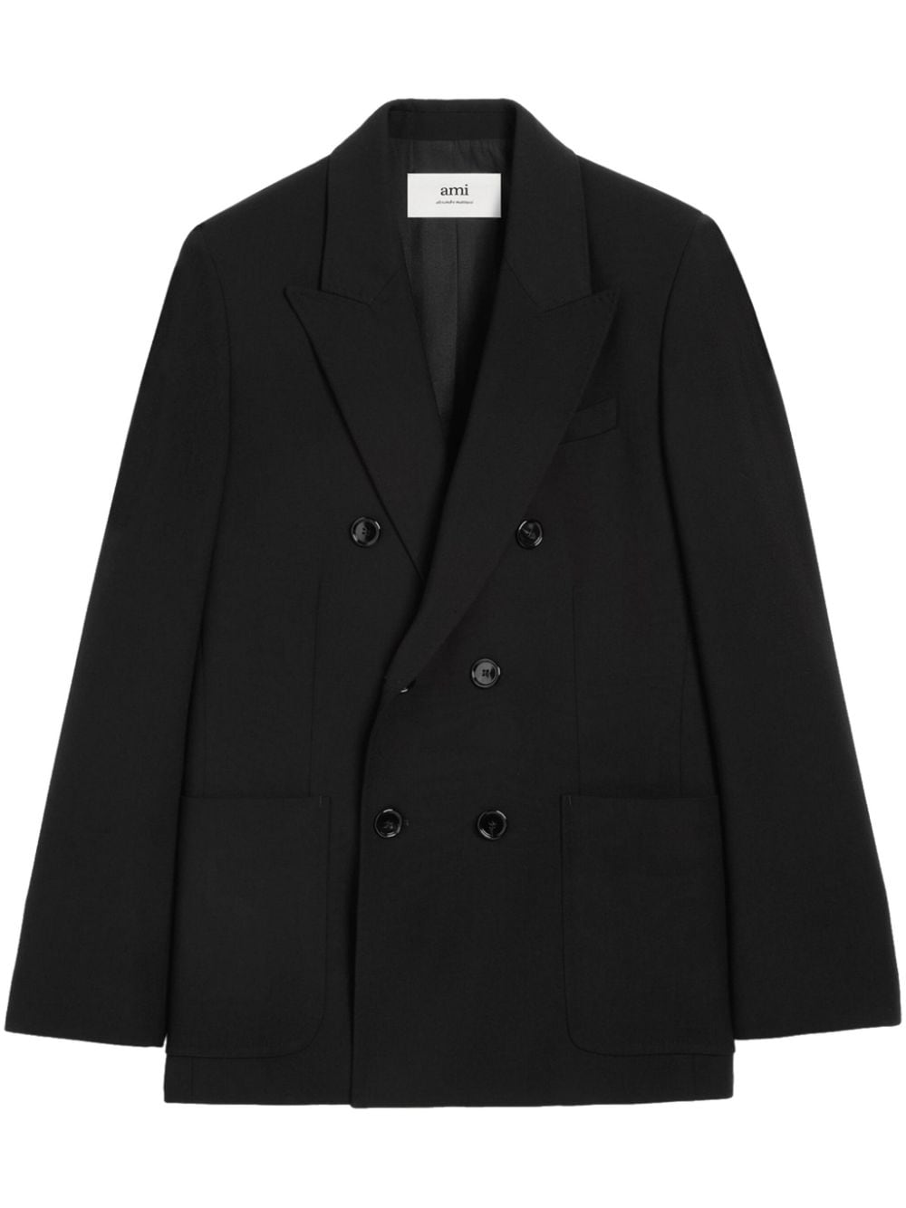 AMI Paris double-breasted blazer - Black von AMI Paris