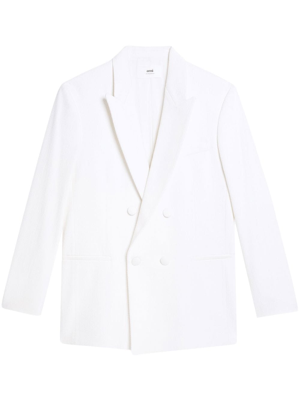 AMI Paris double-breasted tailored blazer - White von AMI Paris