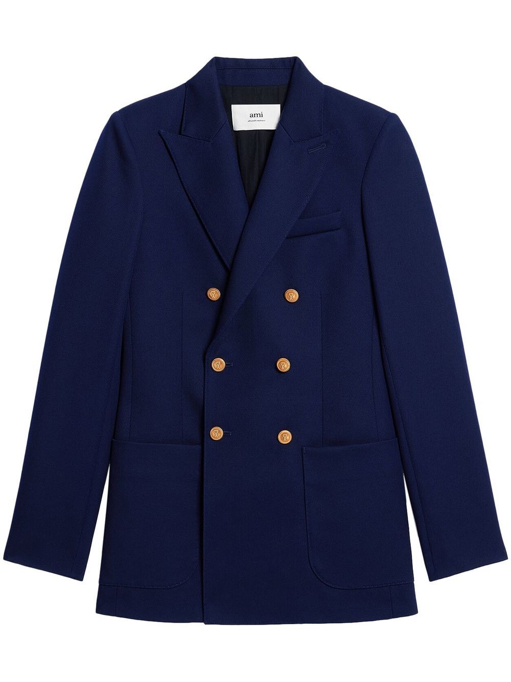 AMI Paris double-breasted wool blazer - Blue von AMI Paris