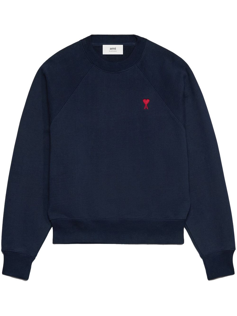 AMI Paris embroidered cotton sweatshirt - Blue von AMI Paris