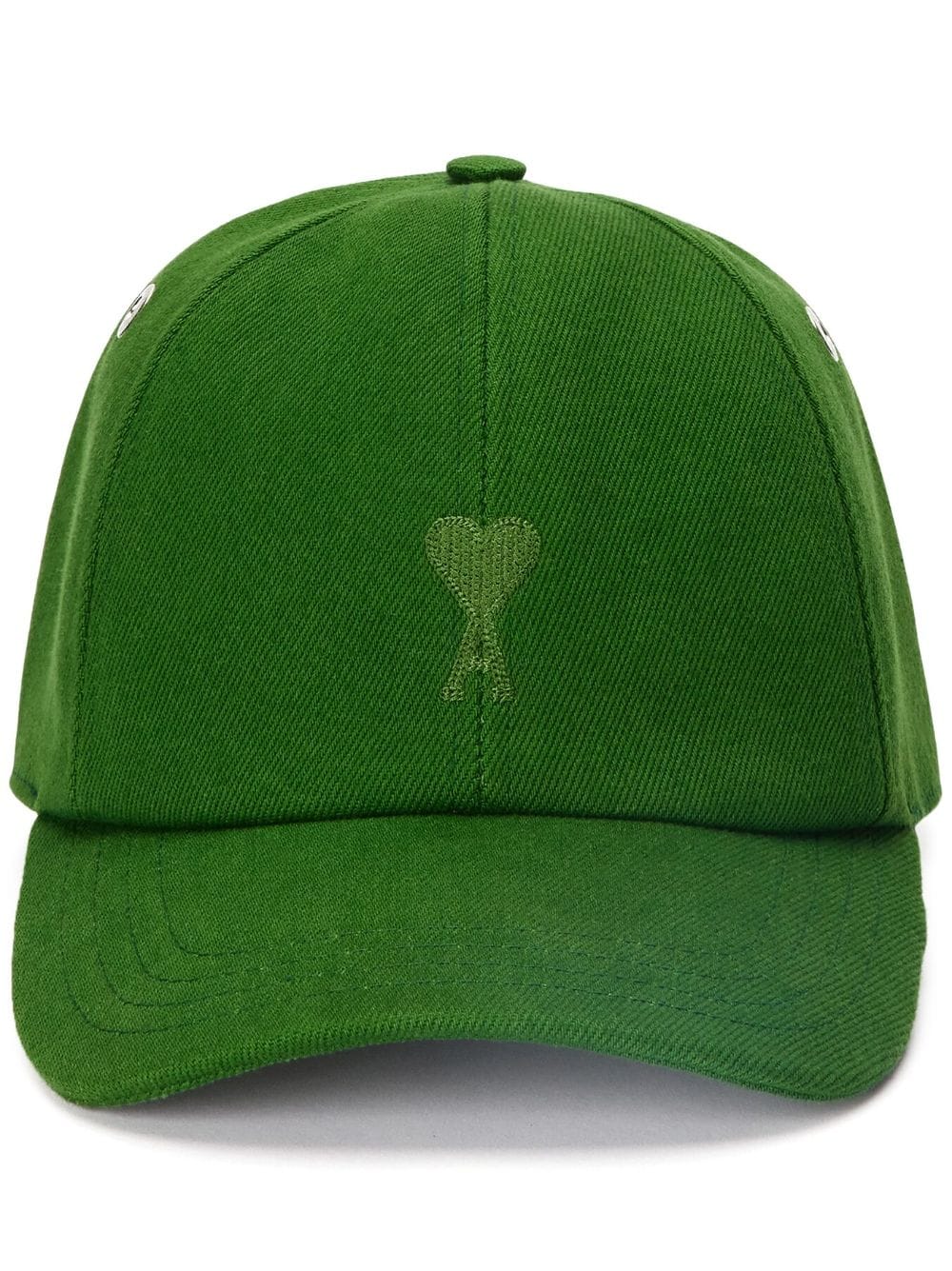 AMI Paris embroidered-logo baseball cap - Green von AMI Paris