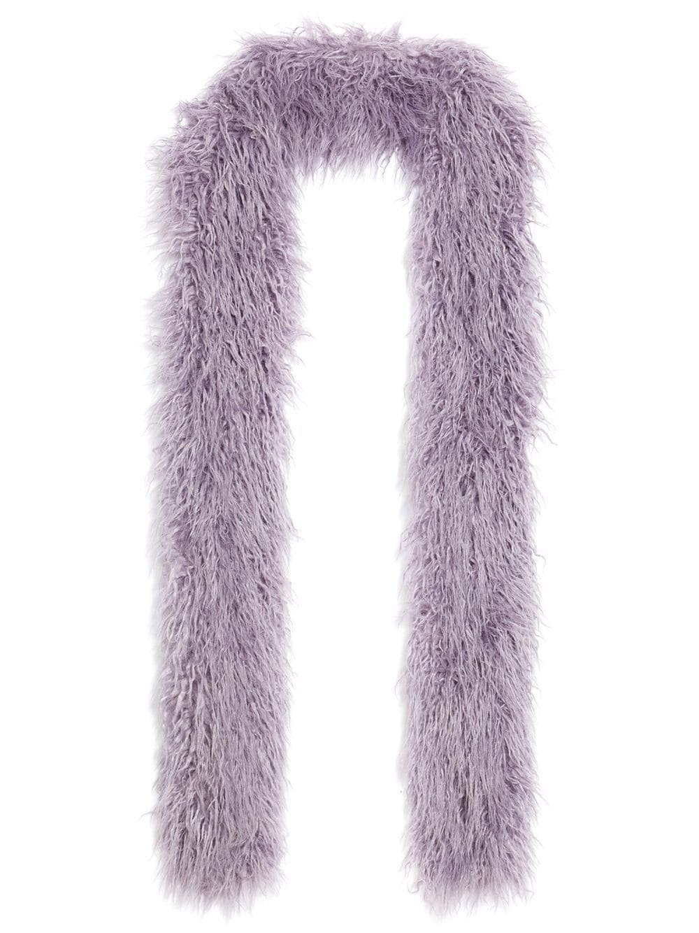 AMI Paris faux-fur long scarf - Purple von AMI Paris