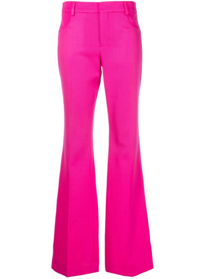 AMI Paris flared twill trousers - Pink von AMI Paris