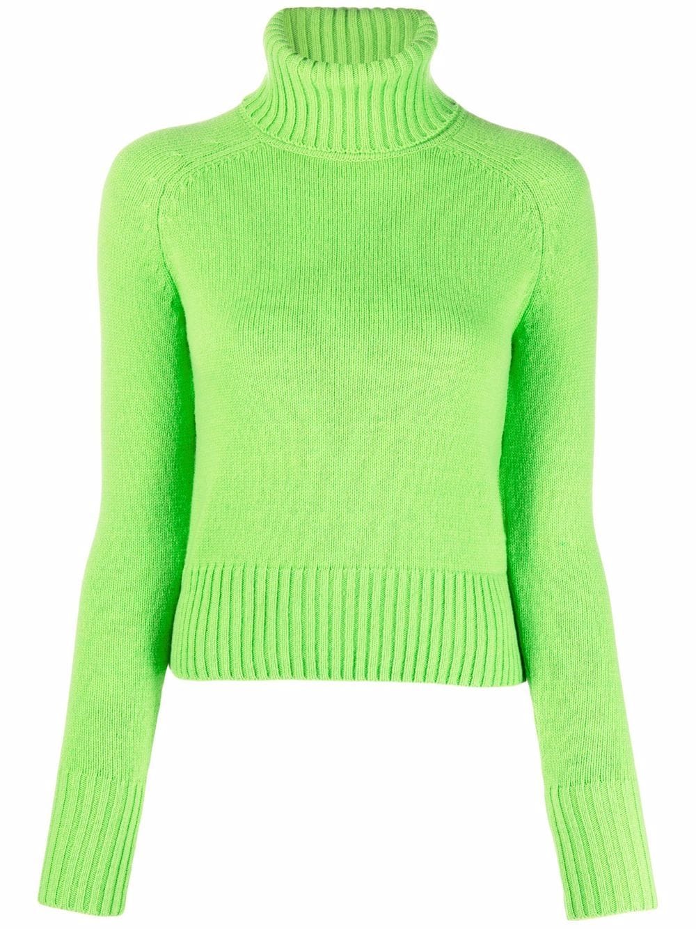 AMI Paris funnel neck virgin wool jumper - Green von AMI Paris