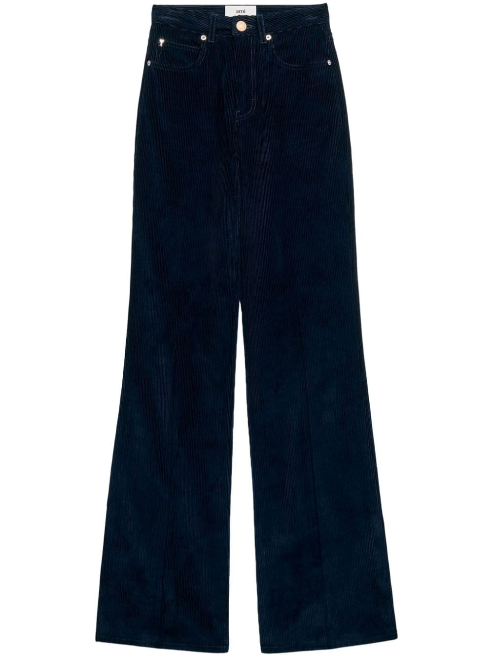 AMI Paris long-length flared trousers - Blue von AMI Paris