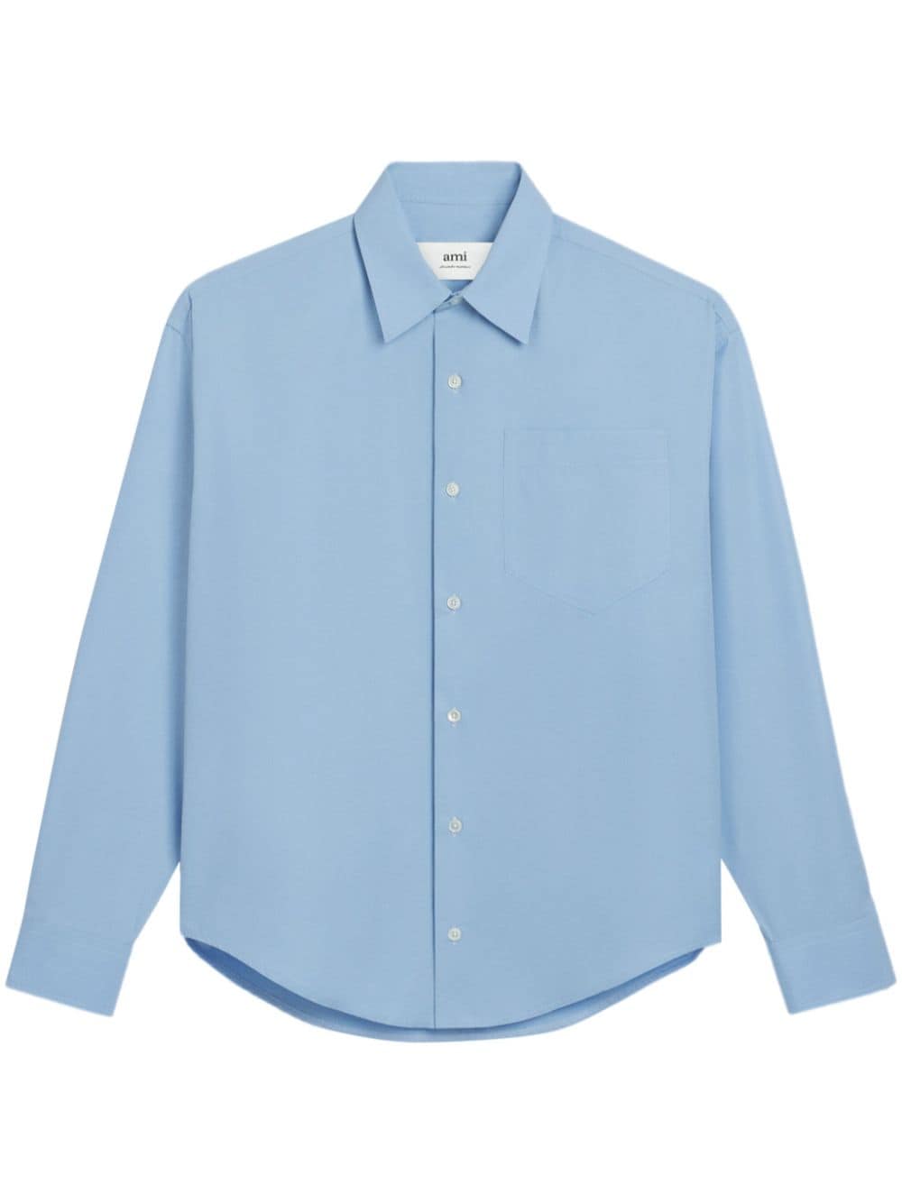 AMI Paris long-sleeve cotton shirt - Blue von AMI Paris