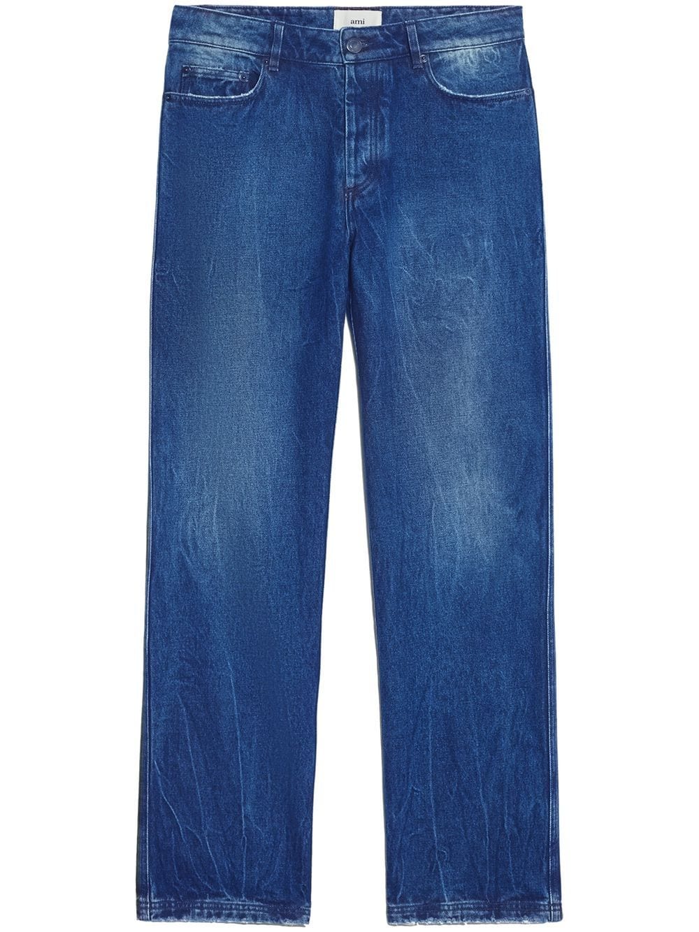 AMI Paris low-rise straight-leg jeans - Blue von AMI Paris