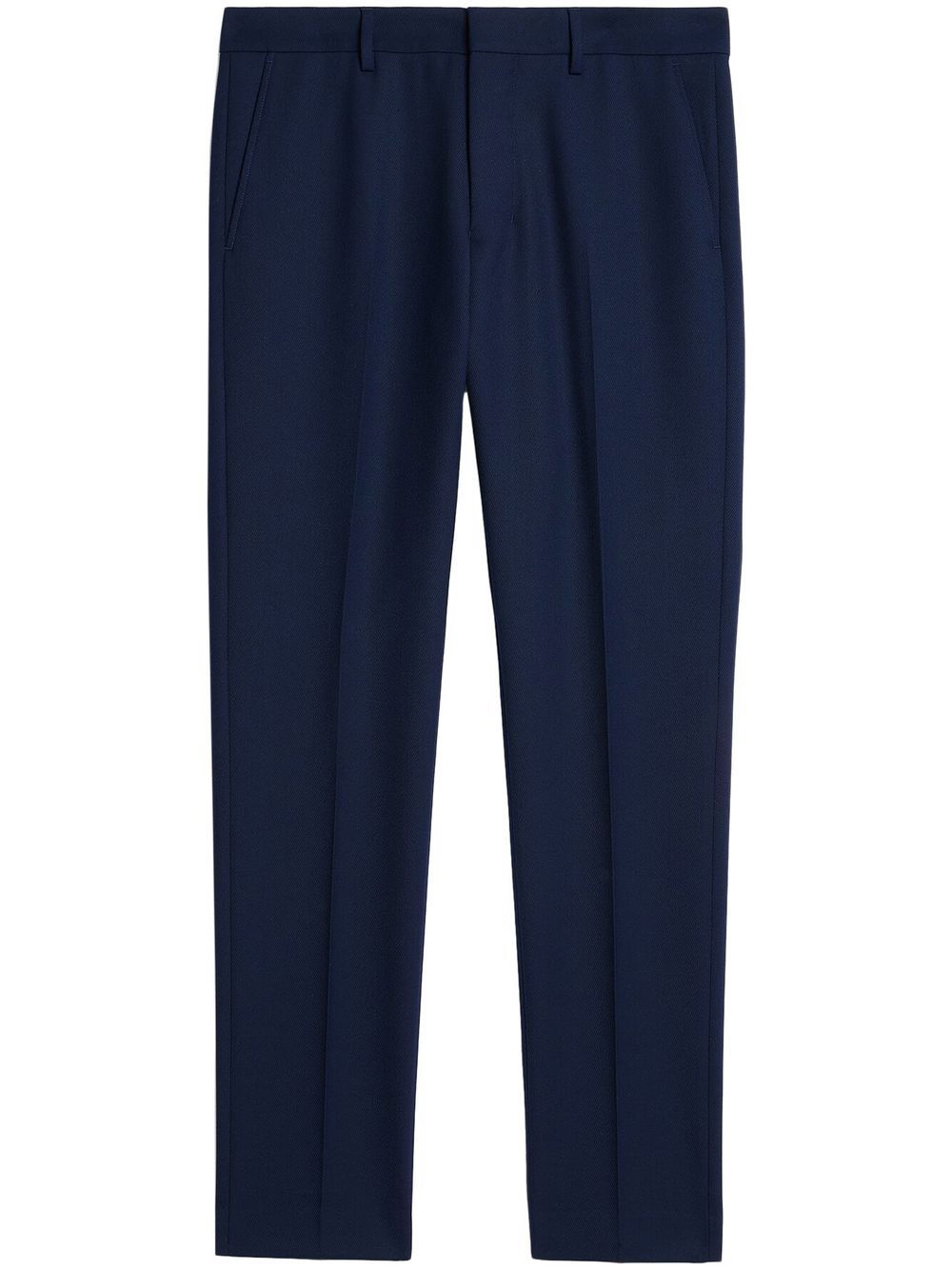 AMI Paris mid-rise pressed crease trousers - Blue von AMI Paris