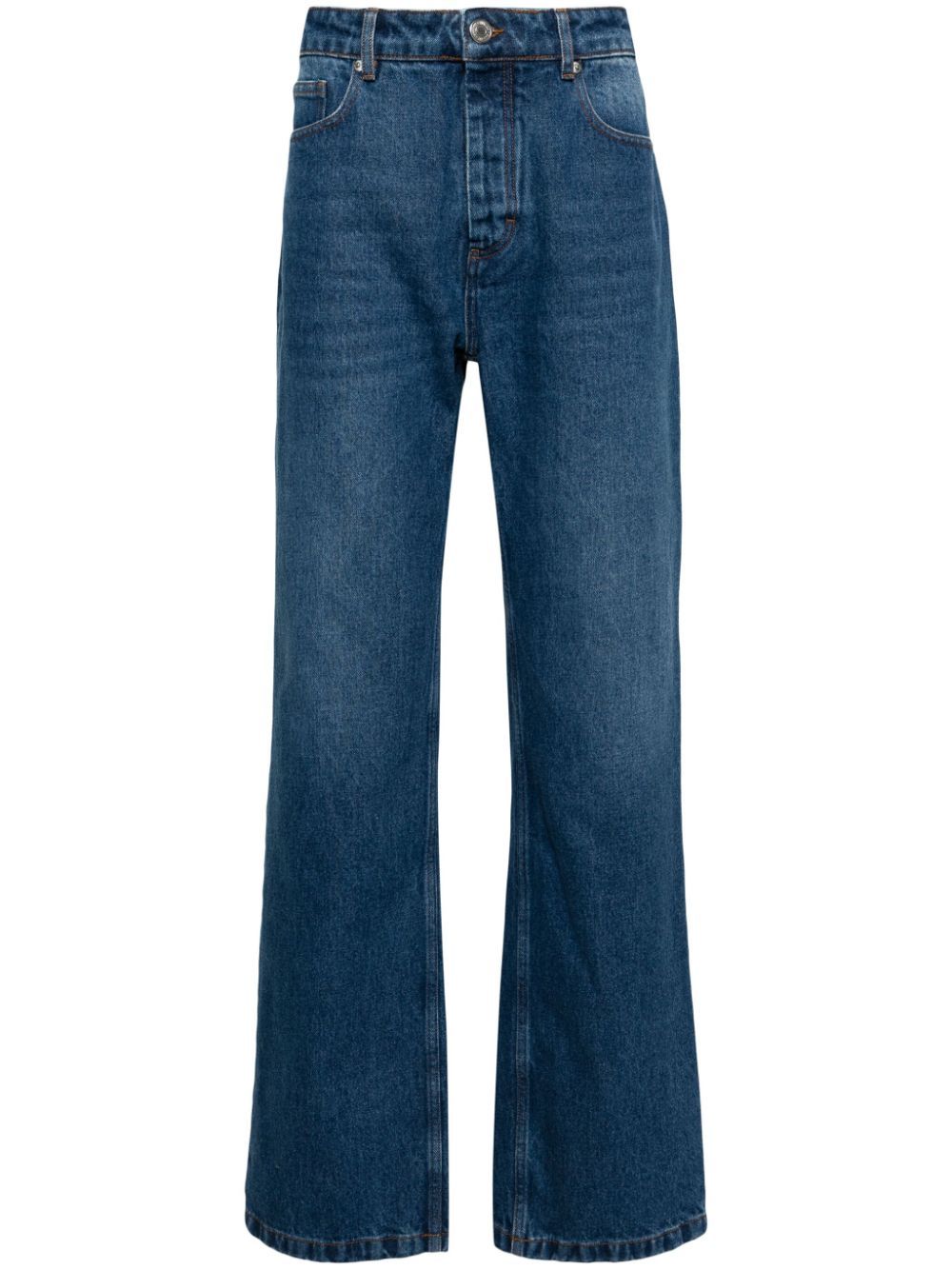 AMI Paris mid-rise straight-leg jeans - 480 USED BLUE von AMI Paris