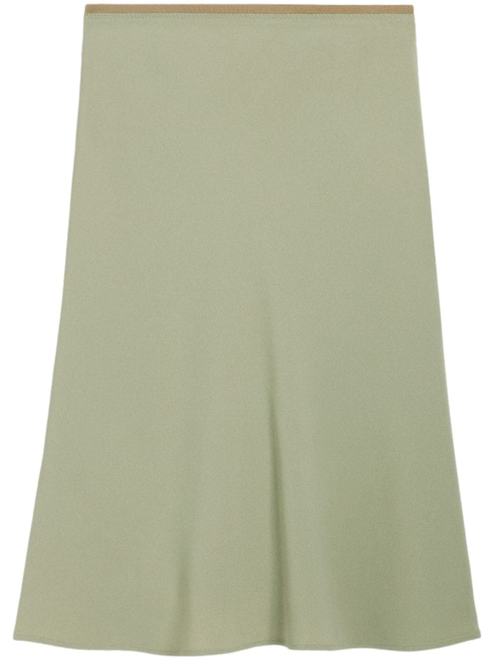 AMI Paris mid-rise straight midi skirt - Green von AMI Paris