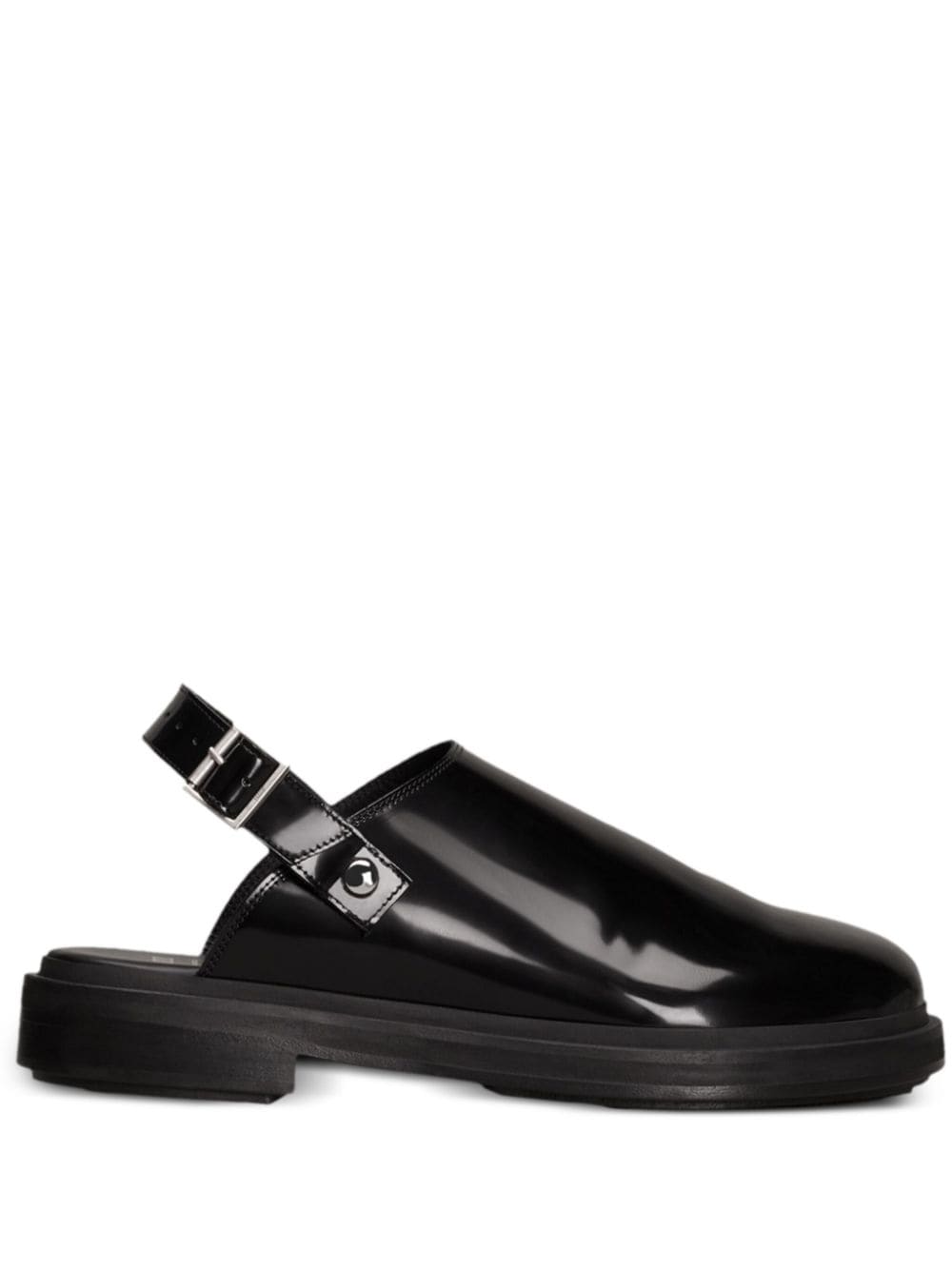 AMI Paris patent-leather slingback sandals - Black von AMI Paris