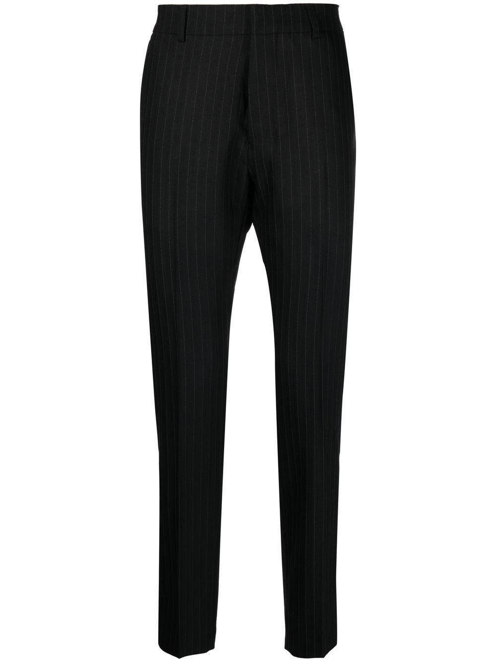 AMI Paris pinstriped tapered trousers - Black von AMI Paris