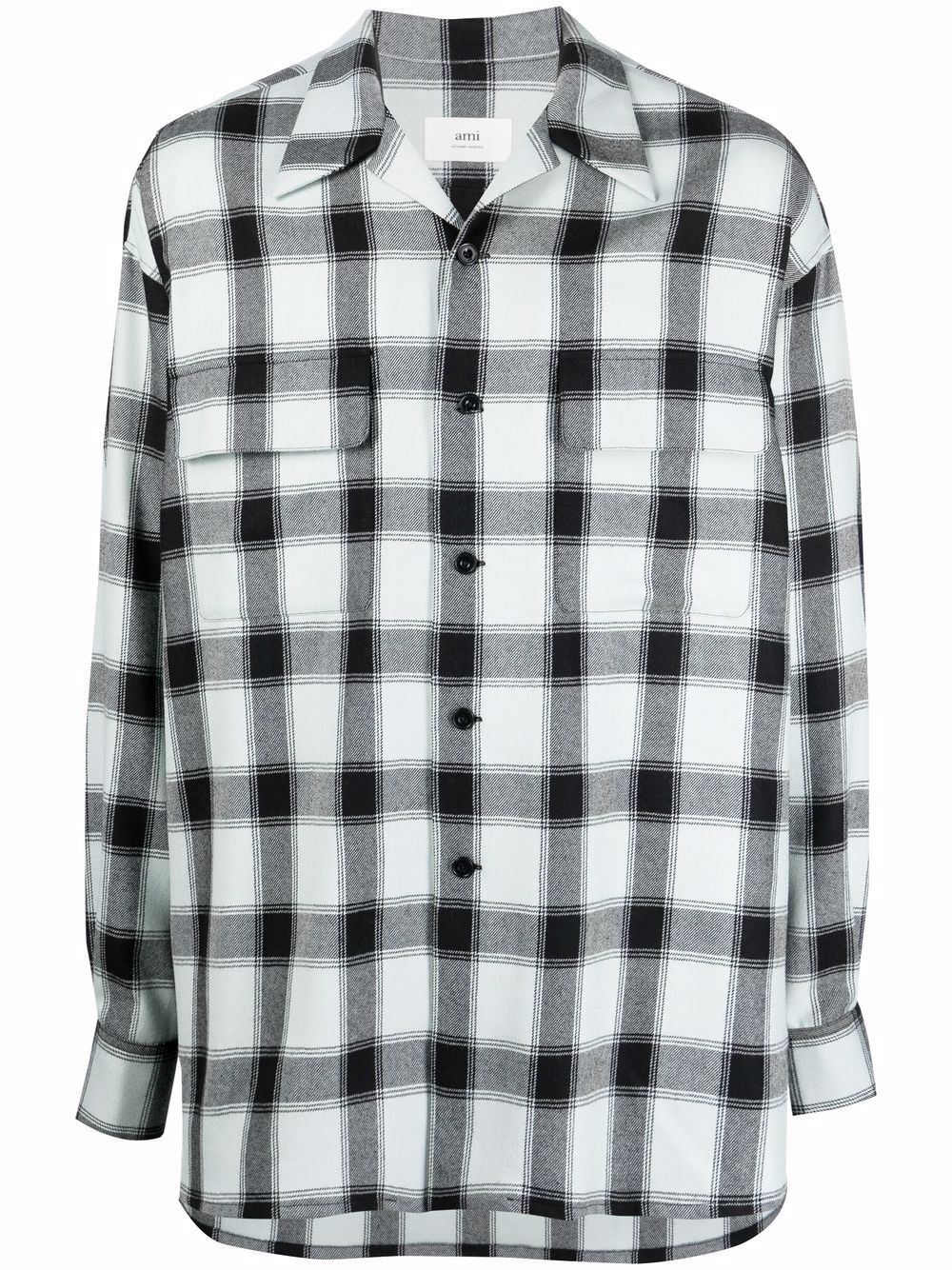 AMI Paris plaid button-up shirt - Green von AMI Paris