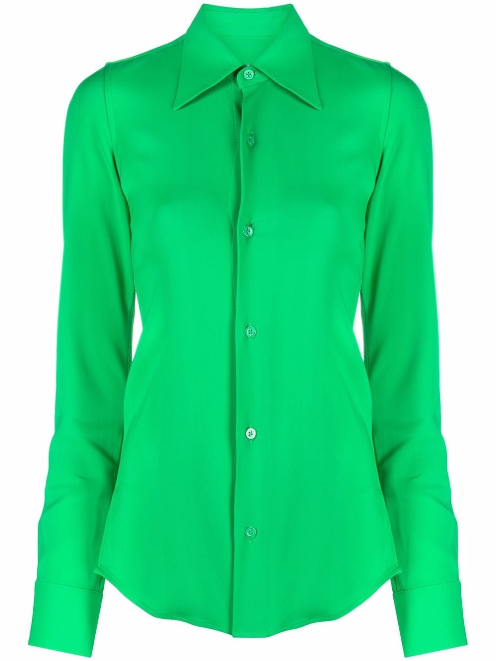 AMI Paris plain long-sleeve shirt - Green von AMI Paris