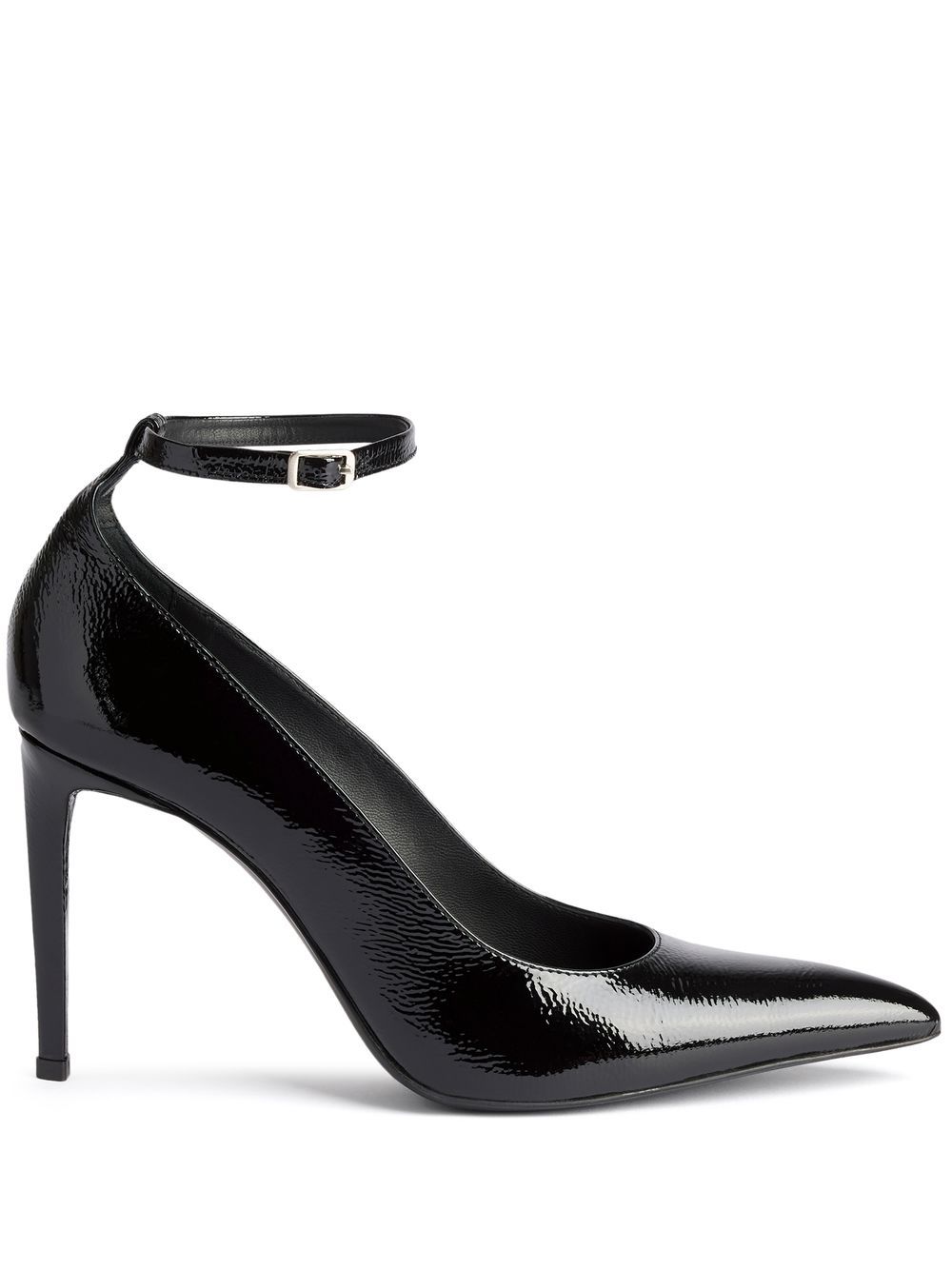 AMI Paris shiny stiletto heel pumps - Black von AMI Paris