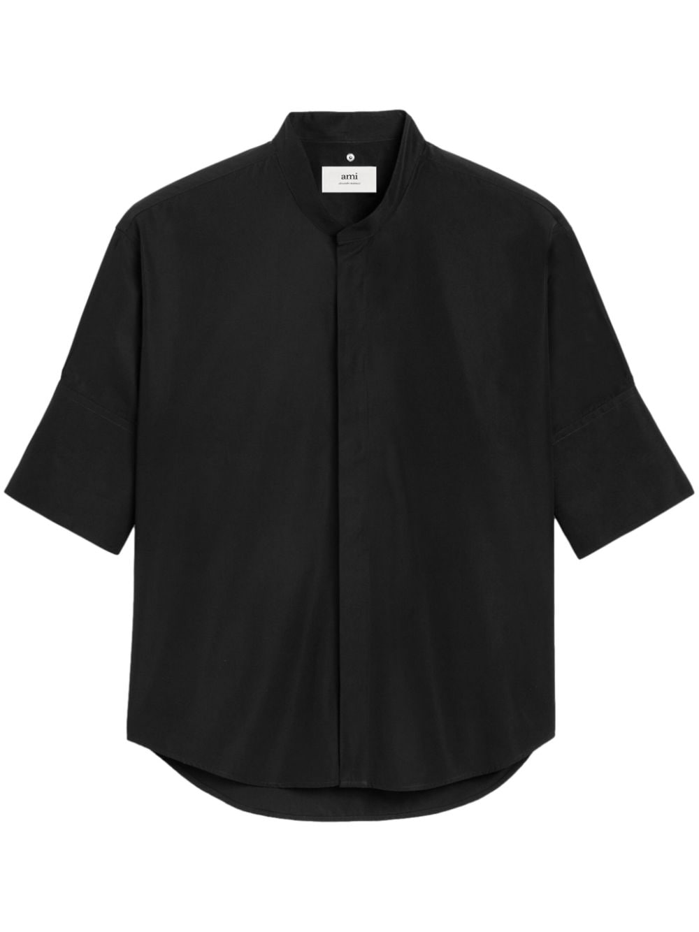 AMI Paris short-sleeve cotton shirt - Black von AMI Paris