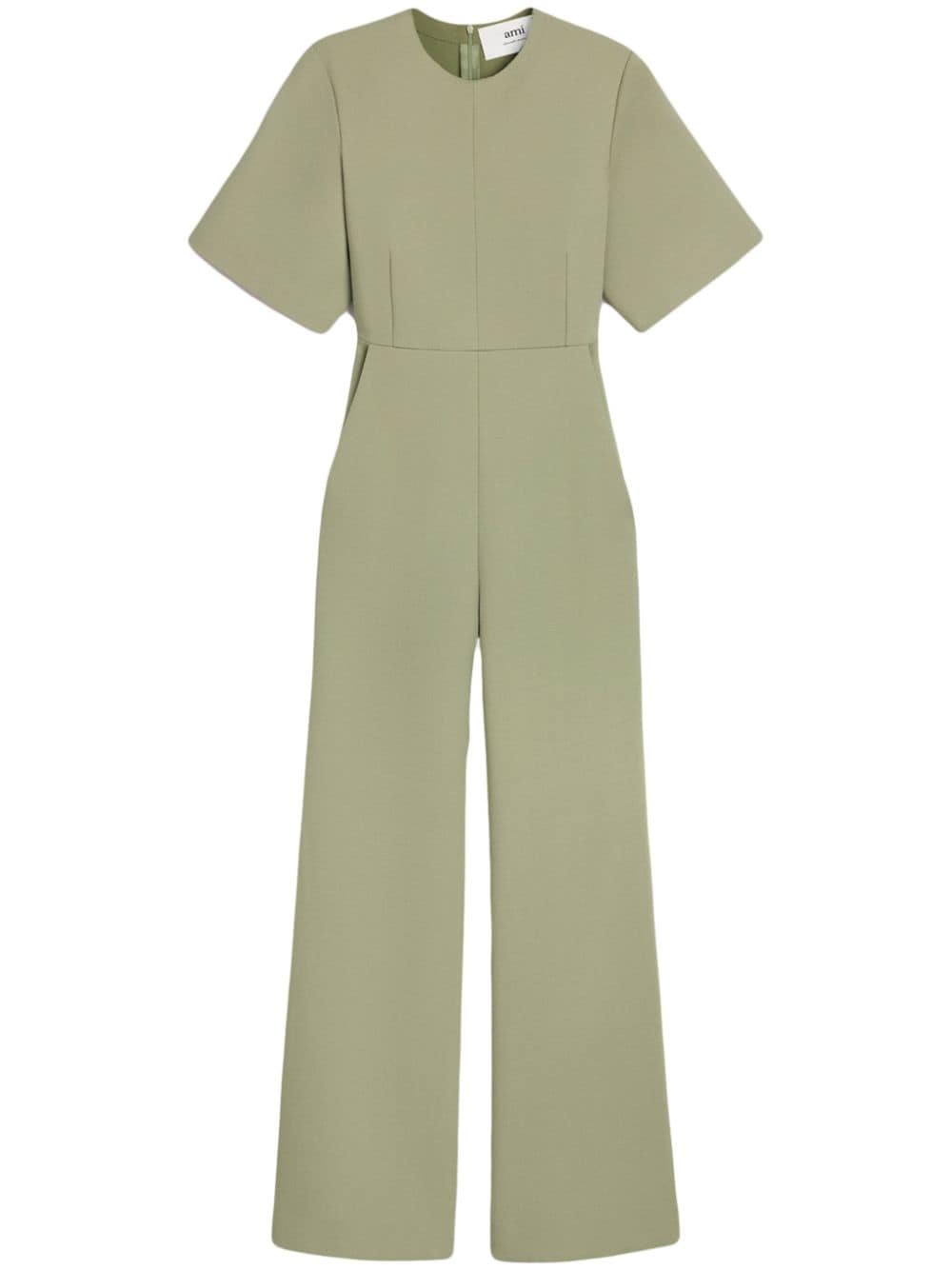 AMI Paris short-sleeve wool jumpsuit - Green von AMI Paris