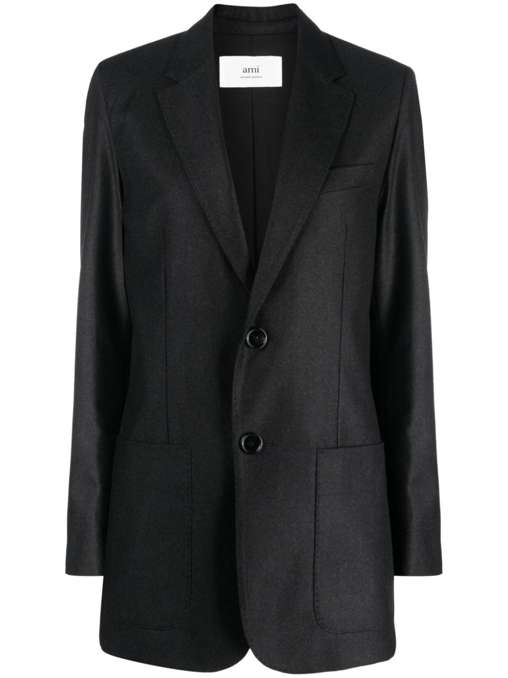 AMI Paris single-breasted wool blazer - Black von AMI Paris