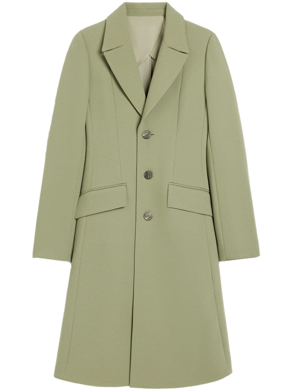 AMI Paris single-breasted wool coat - Green von AMI Paris