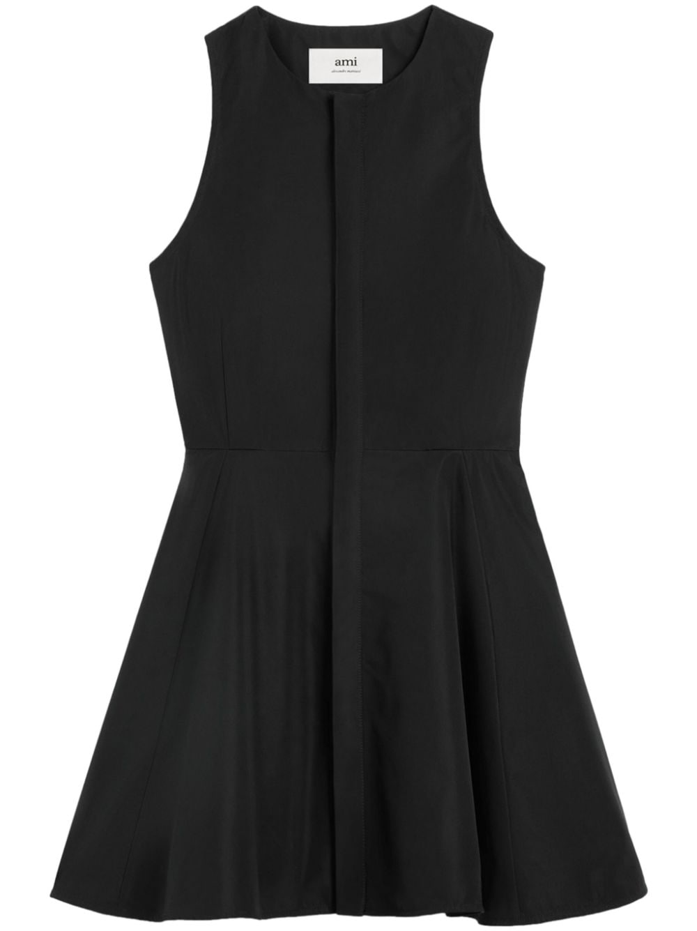 AMI Paris sleeveless cotton minidress - Black von AMI Paris