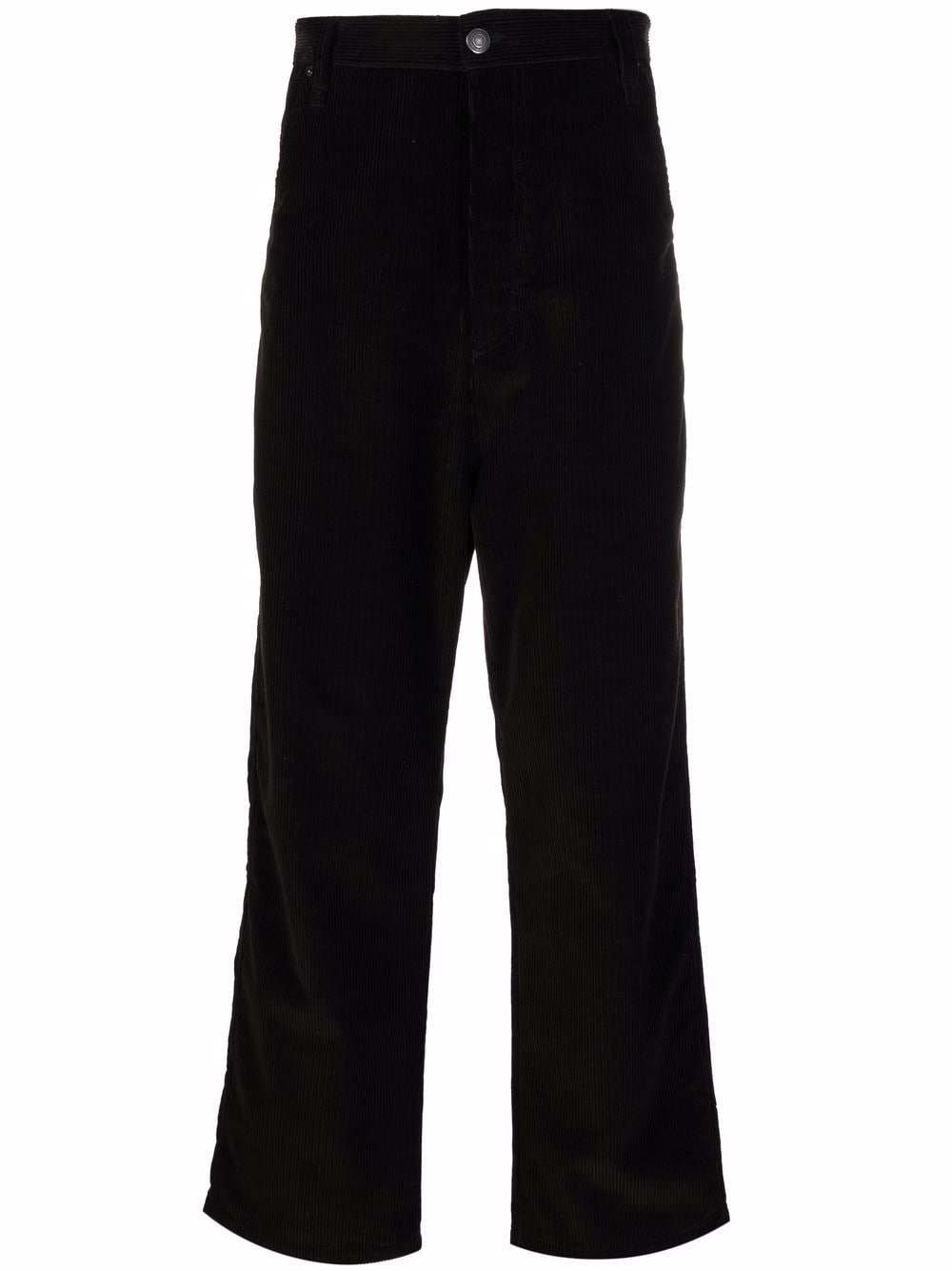 AMI Paris straight-leg corduroy trousers - Black von AMI Paris