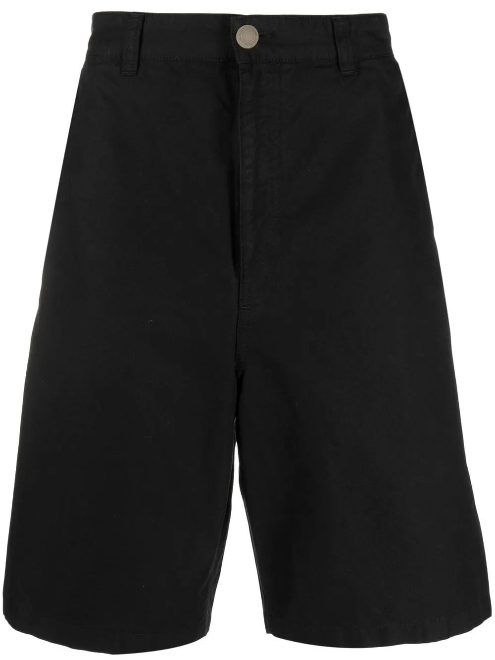 AMI Paris wide-leg cotton shorts - Black von AMI Paris