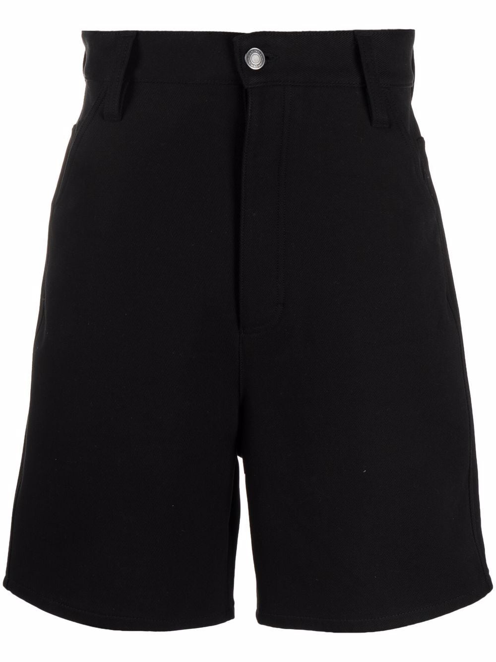 AMI Paris wide-leg denim shorts - Black von AMI Paris