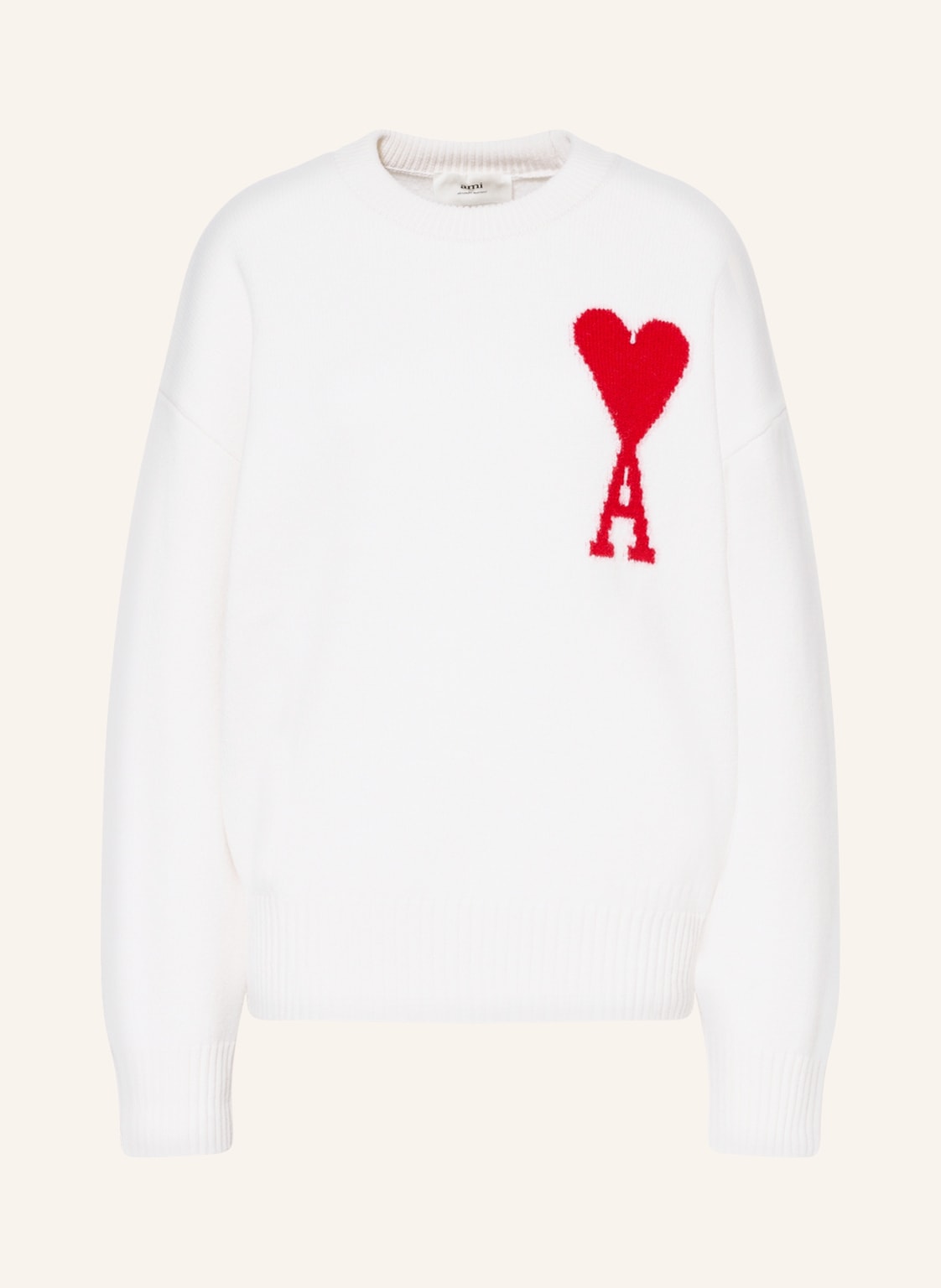 Ami Paris Pullover weiss von AMI PARIS