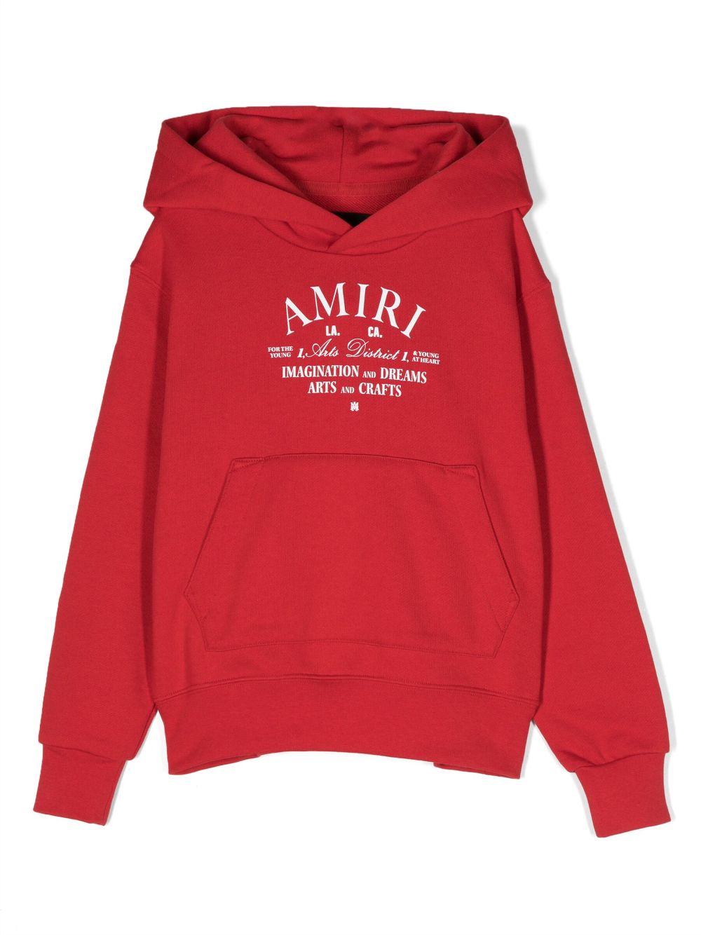 AMIRI KIDS Arts District logo-print cotton hoodie - Red von AMIRI KIDS