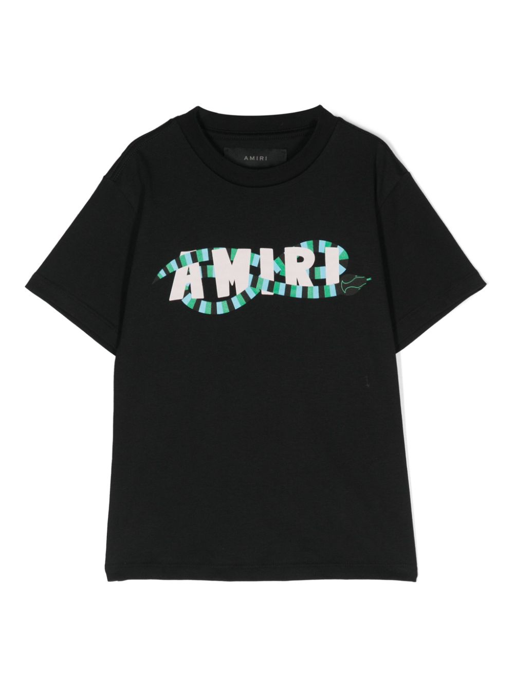 AMIRI KIDS Snake cotton T-shirt - Black von AMIRI KIDS