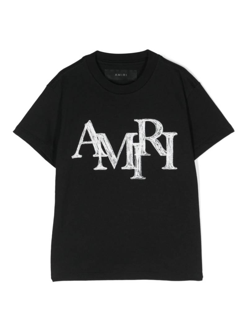 AMIRI KIDS logo-print cotton T-shirt - Black von AMIRI KIDS