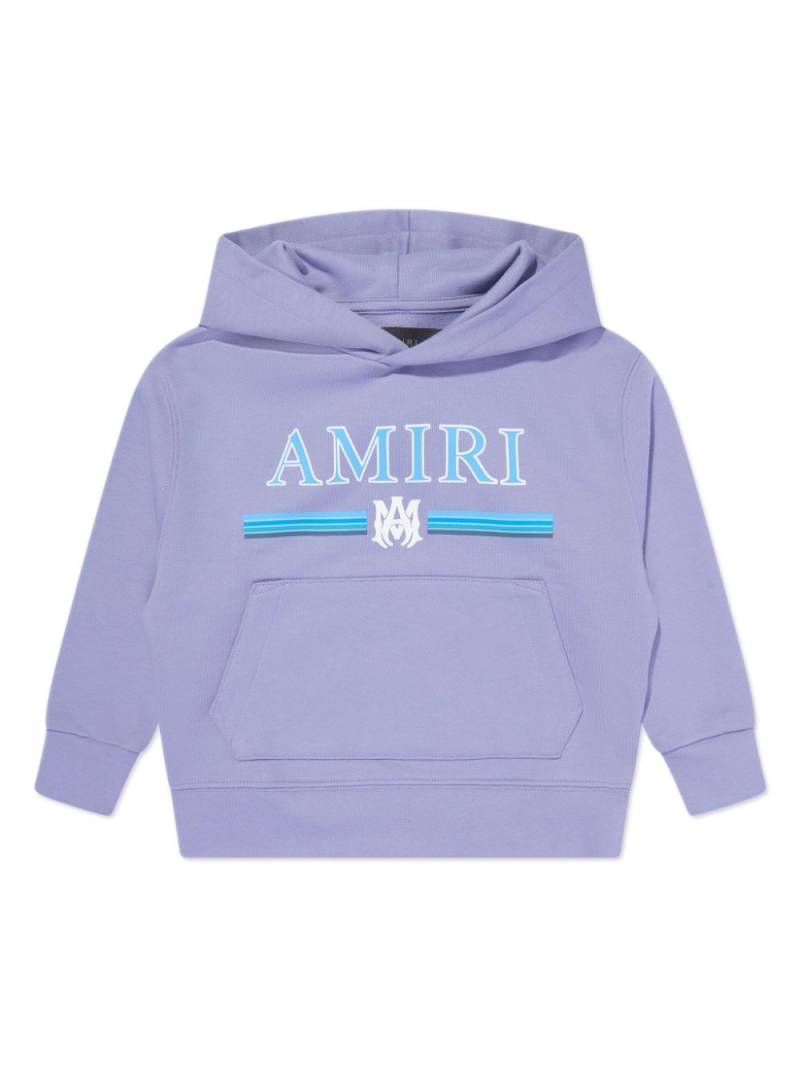 AMIRI KIDS logo-print cotton hoodie - Purple von AMIRI KIDS