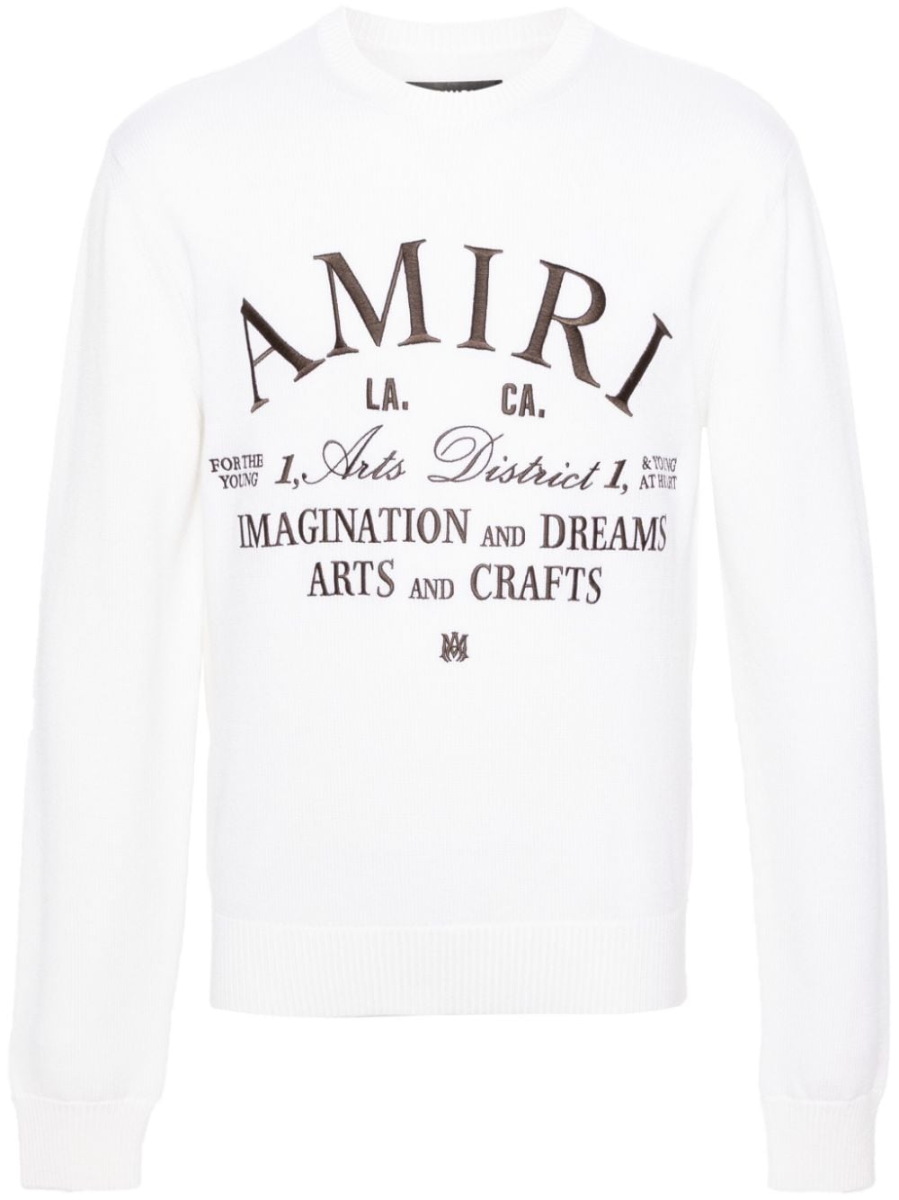 AMIRI Arts District wool jumper - White von AMIRI